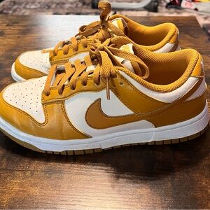 Mustard yellow women’s Nike dunks